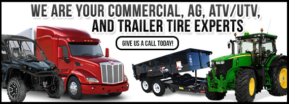 We Are Your Commercial AG, ATV/UTV, and Trailer Tire Experts